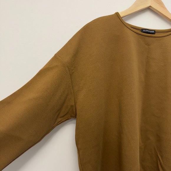 Eileen Fisher 3X Flex Ponte Box-Top Long Sleeve Shirt - Picture 5 of 15